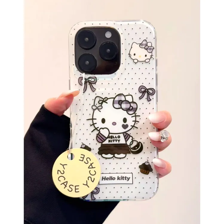 七壳子蝴蝶结KT适用苹果华为vivo小米oppo女款iphone15/16/14