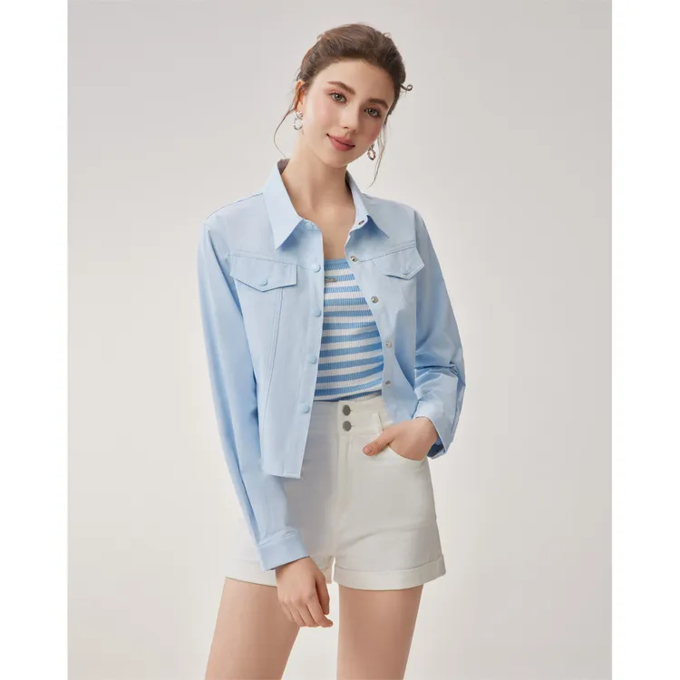 【商场同款新品】IEF/爱依服2025秋季新款两件套上衣欧若风流光风