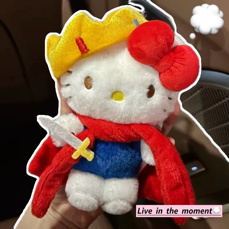 正版hellokitty小王子kt三丽鸥kt包包挂件书包毛绒玩具生日礼物女