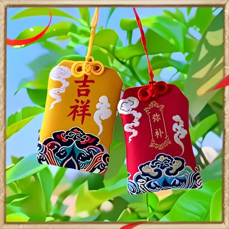 （放下）手工中式传统高档平安挂件（回赠）