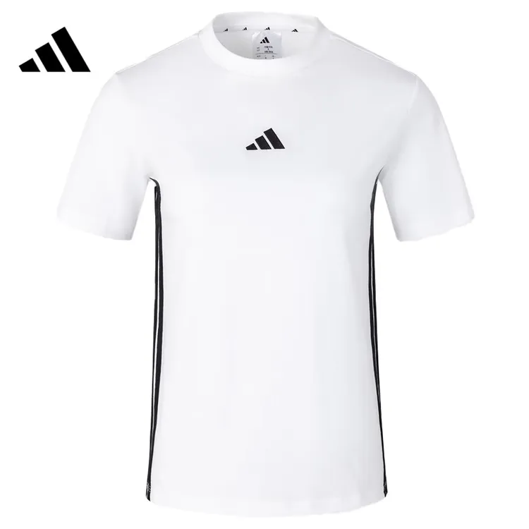 adidas阿迪达斯女子W 3S SJ T针织无领短T恤JY8576