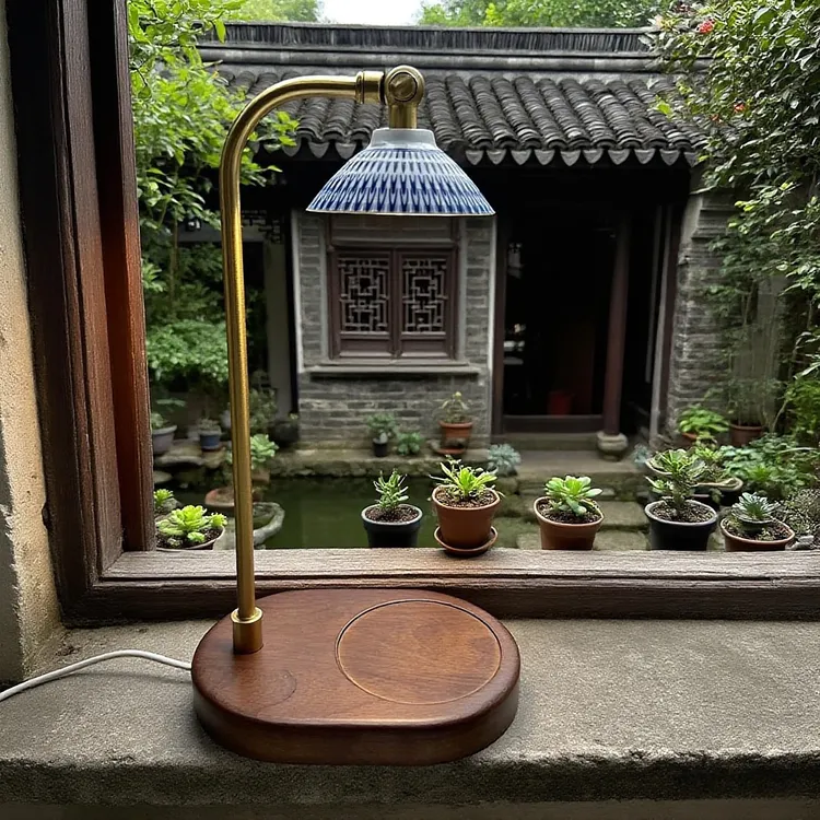 茶台灯氛围灯侘寂风茶杯小夜灯露营灯床头灯禅意茶室灯复古灯Diy