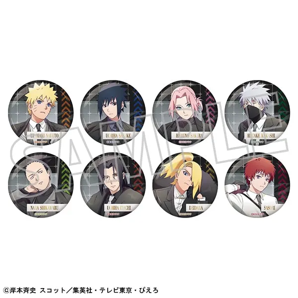 【拆盒】日谷火影忍者movic西装徽章盲盒(直播代拆)
