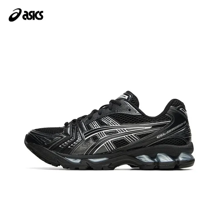 【粉彩风】ASICS/亚瑟士 GEL-KAYANO14 轻机能 男女回弹跑鞋 黑色商品图
