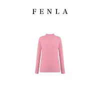 【惠姐私服】简约时尚半高领加厚打底衫百搭保暖针织衫毛衣 85139
