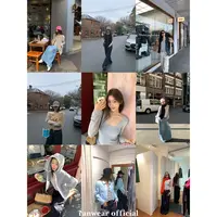 Ranwear 私服本期bi入！进口机拼接纱线圆领修身显瘦T恤打底上衣