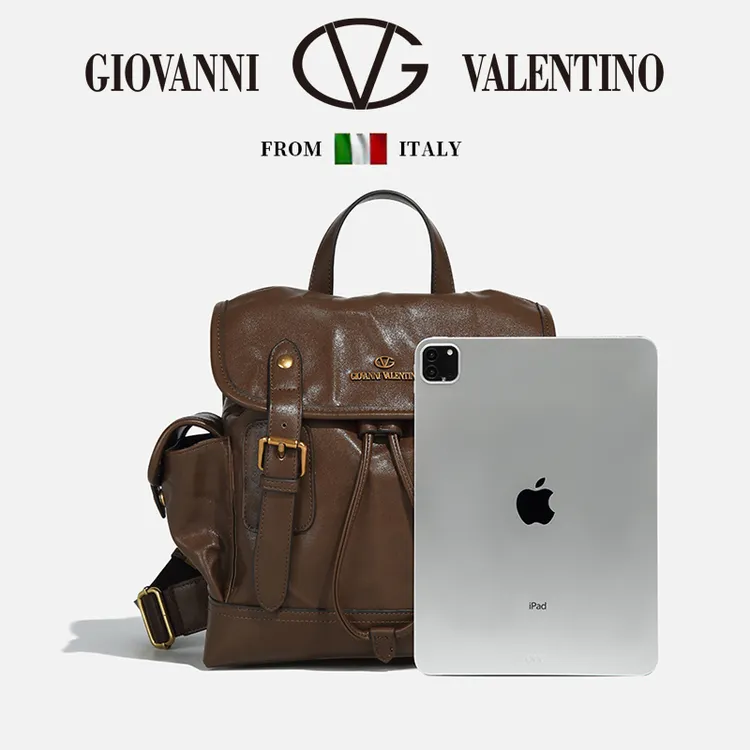 GIOVANNI VALENTINO/卓凡尼·华伦天奴时尚百搭通勤外出双肩包