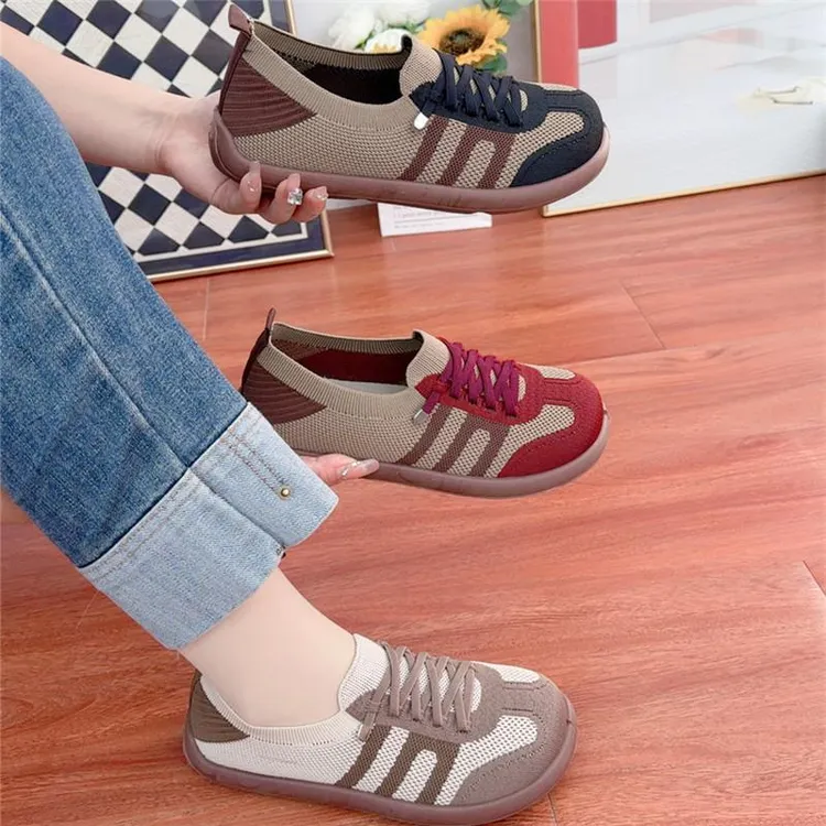 2025夏季新款时尚洋气软底防滑休闲鞋轻便舒适女乐福豆豆鞋