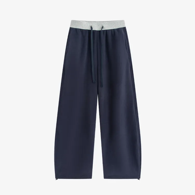 灰色卫裤子加厚加绒运动裤女秋冬季2025新款休闲裤保暖高腰弯刀裤