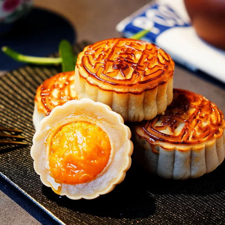 【丽丽专属】胜武广式莲蓉蛋黄月饼  80g*10粒