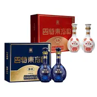 四特东方韵 雅韵双支礼盒+弘韵双支礼盒 52度500ml 组合装
