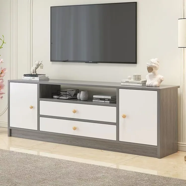 电视柜简约现代储物柜子客厅家用小户型北欧卧室地柜边柜电视机柜