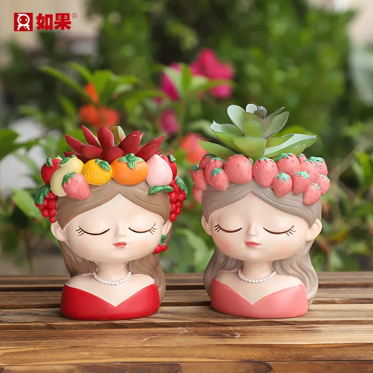 硕果累累小花盆土培多肉适合鲜花玫瑰百合盆栽田园风工艺简约装饰