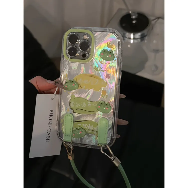 小青娃色块适用苹果16promax泡芙手机壳iPhone15羽纱华为oppo小米