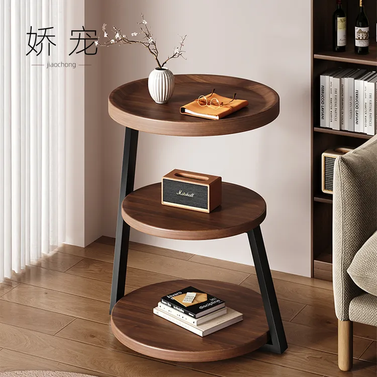 沙发边几客厅家用小户型圆形茶几边桌角几小众设计感2025新款爆款