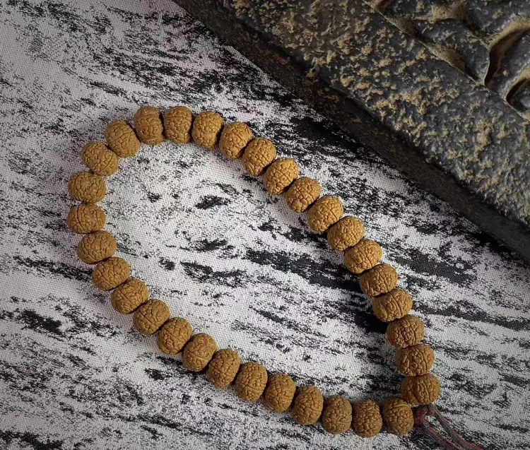 S8972【龙鳞王】原桩四瓣梅花龙鳞王毒药手串 高山铁籽高油高密