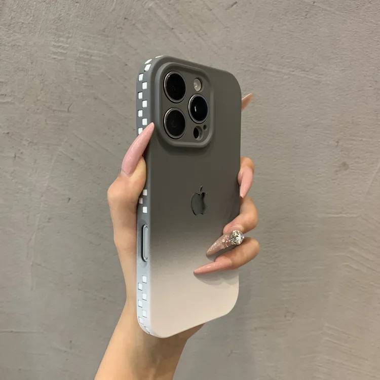 新款高级纯色肤感适用苹果16手机壳iPhone15promax简约14女13软12