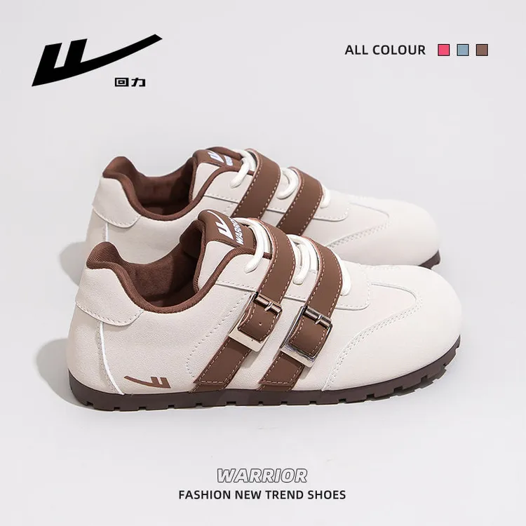 回力女鞋板鞋女2025冬季新款轻便防滑德训鞋厚底百搭泡芙鞋小白鞋