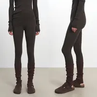 MSBEAST高弹保暖荃羊毛塑型显瘦百搭打底裤/踩脚袜套