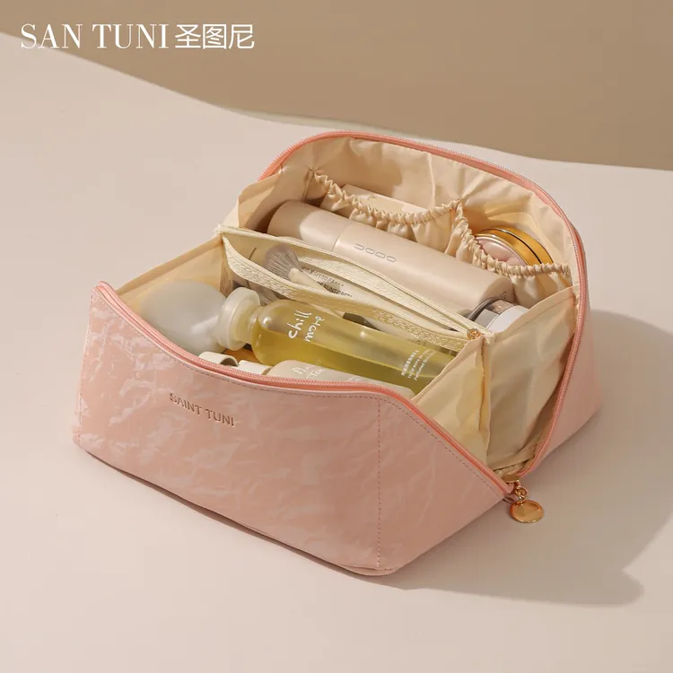 化妆包女大容量便携式手提化妆刷收纳包袋2025新款高端旅行洗漱包