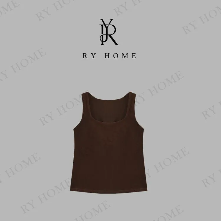 【容雨RYHOME】羊毛醋酸云感一体式方领带胸垫休闲背心253BX0128