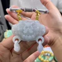翡翠颈饰未镶嵌代编织