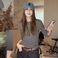 HH.CHAN“鱼骨衫”100%扬子纱60支双股无缝18针鱼骨纹打底HH5339022