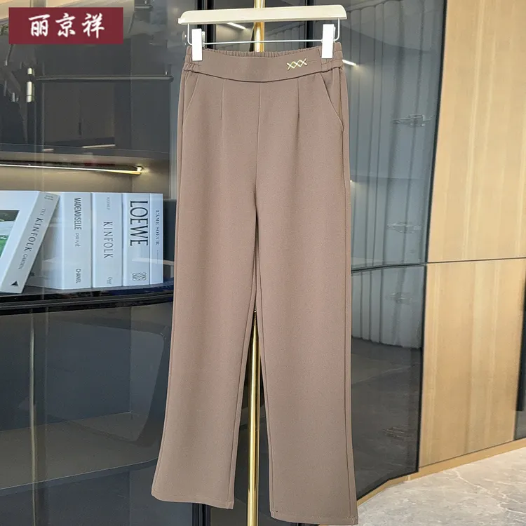 2025新款休闲妈妈秋装裤子中年女春秋时尚小脚裤中老年休闲裤