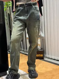 秋冬复古百搭水洗时尚直筒裤微弹牛仔裤911