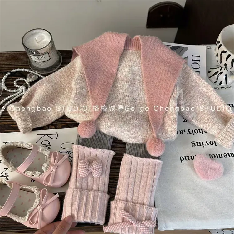 女童秋装套装2025秋新款韩版童装女宝宝春秋两件套P258