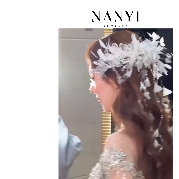 小南一｜氛围感婚礼 蝴蝶羽毛后区