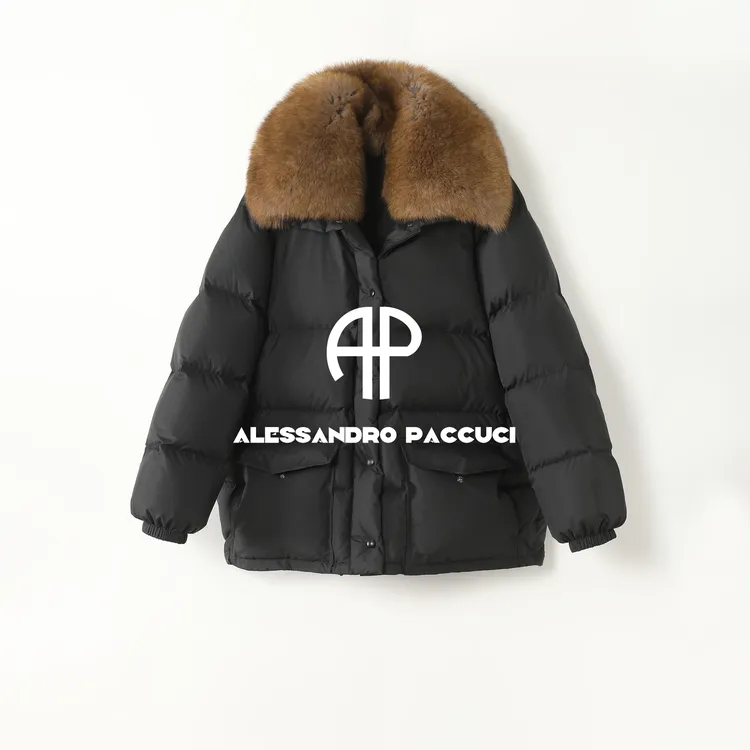 AP洛哥54013RR【大脸盆/鹅王】匈牙利95白鹅绒+狐狸毛领保暖羽绒服