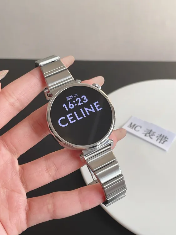 MC适用华为gt6手表gt3/gt4/gt5表带不锈钢小米手表S4钢带轻便腕带