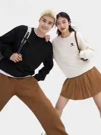 麒麟踏风9000户外刺绣休闲保暖透气男女同款卫衣情侣百搭时尚简约