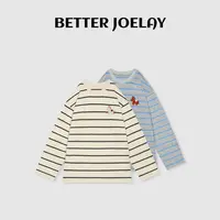 BETTER JOELAY-【花球小马】时尚百搭简约T恤长袖潮流休闲风GG0343