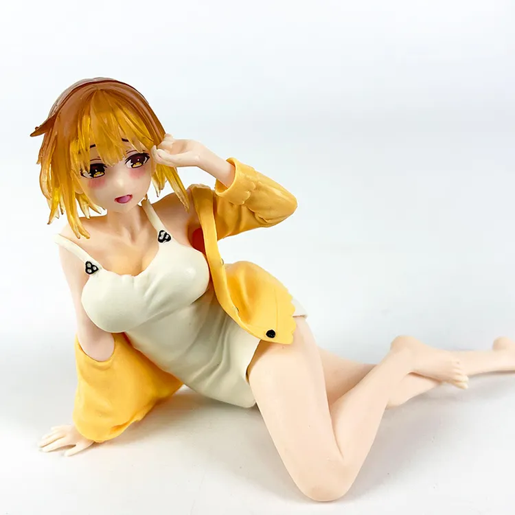 跨境新品 泡面压坐姿美少女莱莎手办 莱莎的炼金工房车载摆件景品