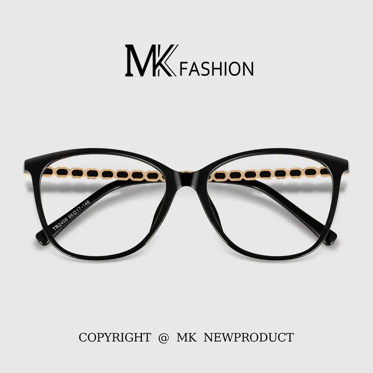 方圆脸显脸小气质款女黑框高颜值近视防蓝光架超轻素颜眼镜眼镜框商品图