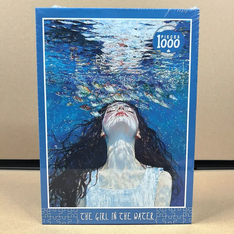 丝绒拼图益智1000块礼盒系列成人生日拼图成人1000块1000片2毫米