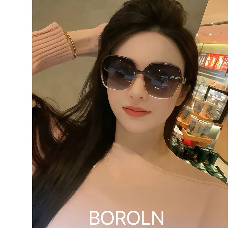 BOROLN墨镜2026新款高级感防紫外线防晒偏光大框太阳眼镜商品图