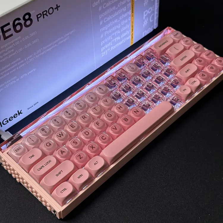 定制桃之夭夭系列键帽 60he键帽80he键帽made68小蜜蜂通用键帽