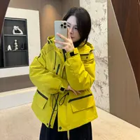 宿慕SUMU 韩版新款95白鸭绒抽绳冲锋衣羽绒服10-17冬季羽绒服9013