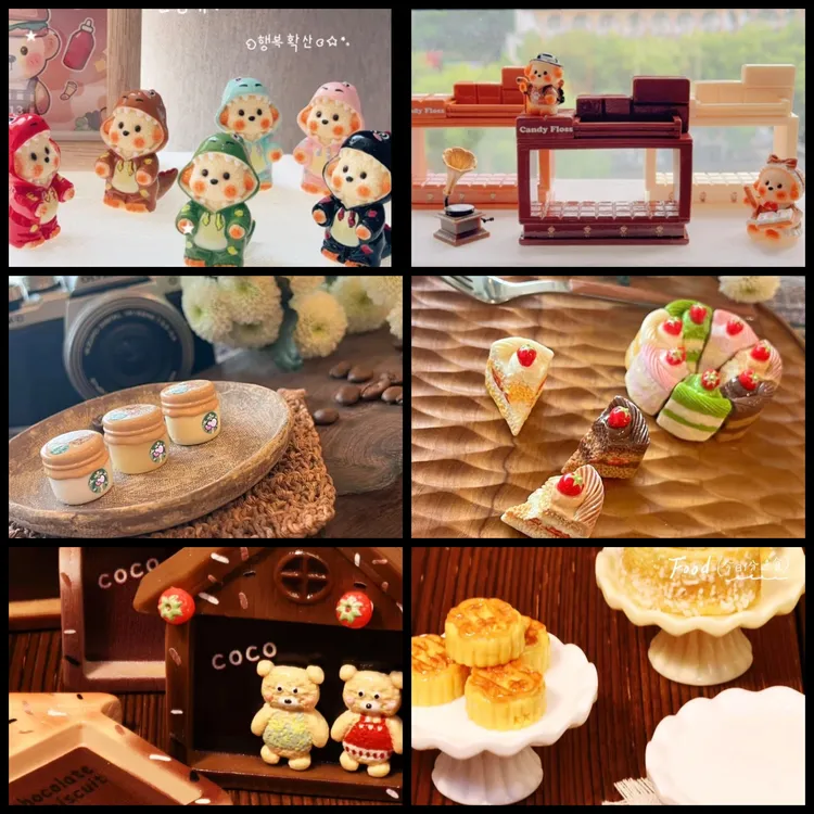 （各家定制食玩）仿真食玩树脂DIY配件小份装满30包邮迷你