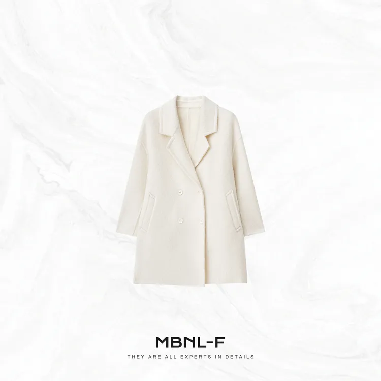 MBNL-F“菲娅苏力” 羊驼毛绵羊毛定织慵懒氛围大衣 秦磊XM-XDY2526
