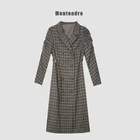 【Montendre】 秋季新款 X 百搭气质时尚经典格纹连衣裙