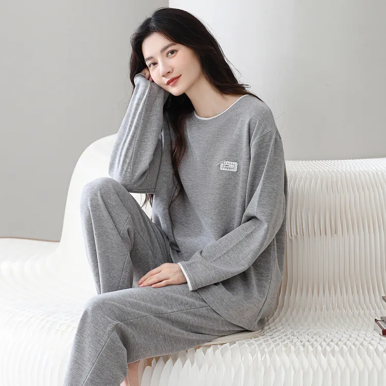 加厚羊毛蚕丝德绒睡衣女秋冬长袖保暖韩版宽松休闲甜美家居服套装