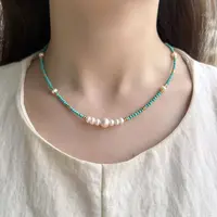 钛钢石英石项链 ins小众设计项链百搭简约气质高级感轻奢锁骨链女