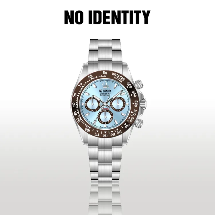 【新品爆款】 Frosty冰蓝 夜光石英机芯 蓝宝石玻璃男款 计时腕表