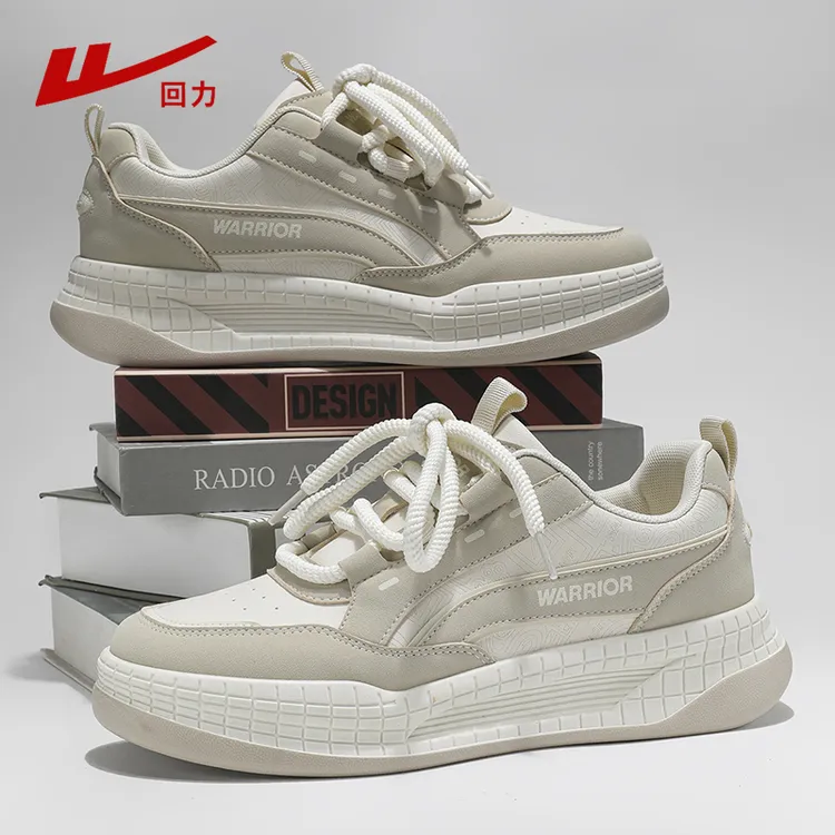 Warrior/回力秋季秋季新款百搭男士休闲鞋厚底户外青少年板鞋