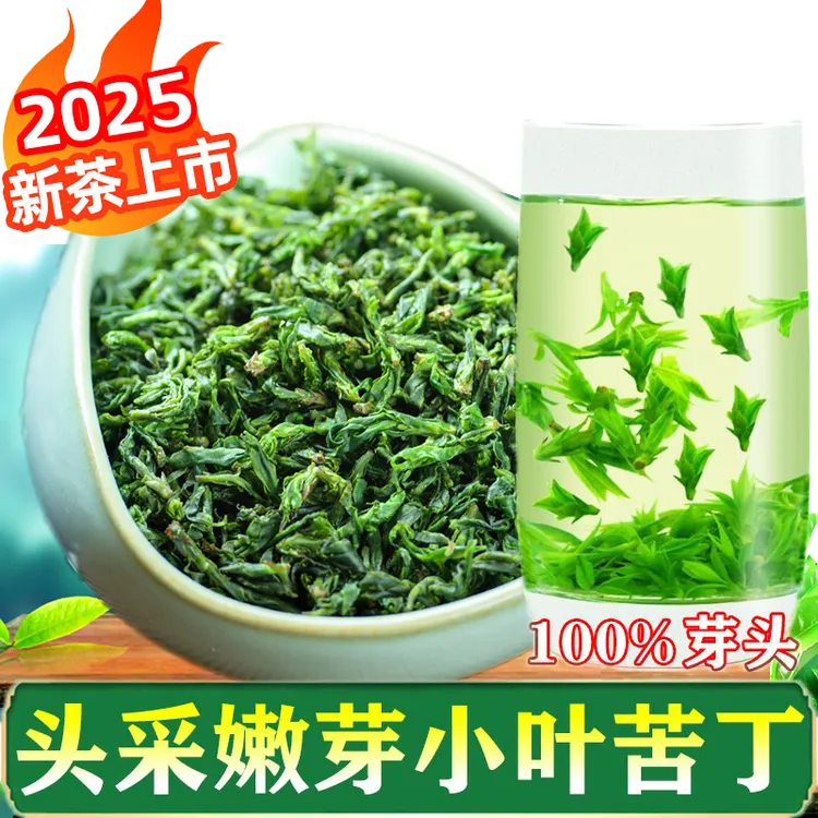 【头采米芽】余庆小叶苦丁茶2025新茶叶特级青山绿水毛冬青嫩芽春茶