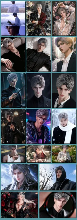 《恋与深空》（秦彻）（第三弹）灯光画亚克力板21*29.7CM